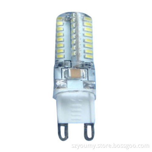 G9 White 64-piece 3014 SMD LED Lamp, 220 to 240V, 3W Silicone Crystal Ceramic Base